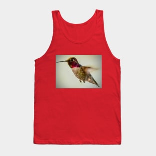 Hummingbird in flight Tank Top